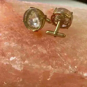 Vintage Oyster Shell and Pearl Encased in Acrylic Cuff Links
